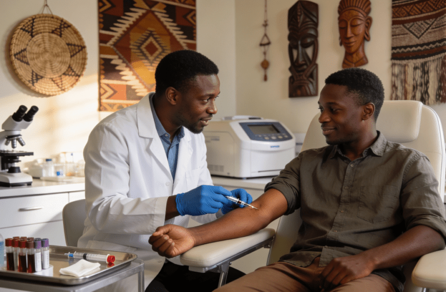 Laboratoire virologie au Burkina Faso